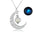 Moon Luminous Pendant Necklace - Natural Glowing Stone for Women