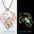 **Luminous Spider Necklace - Glow-in-the-Dark Halloween Jewelry**